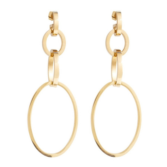 VITA FEDE Cassio 10-Way Modular Earrings in Gold NWT - Picture 4 of 7